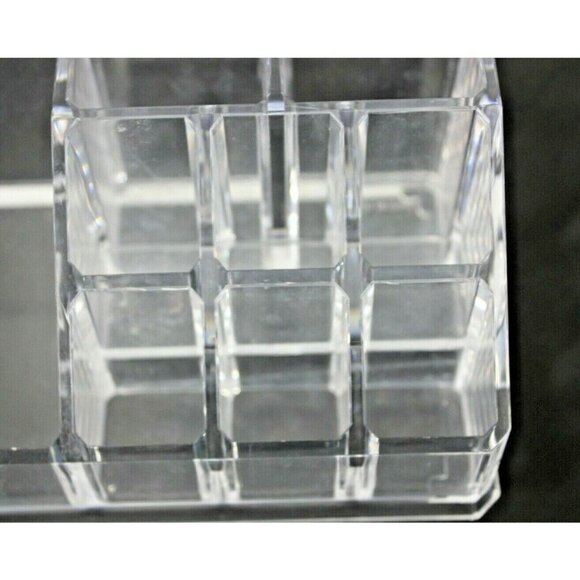 Clear Plastic Acrylic Makeup Organizer Lipstick Brush Holders Paintbrush Crafts - Picture 3 of 7